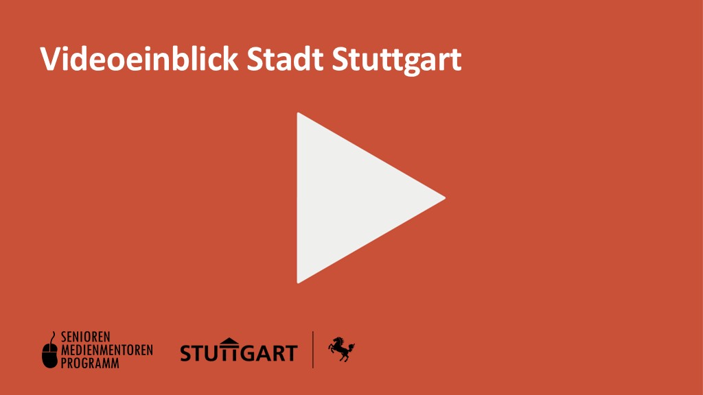 Videoeinblick Stadt Stuttgart